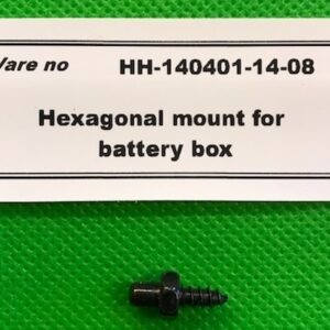 Hexagonal mount for battery box