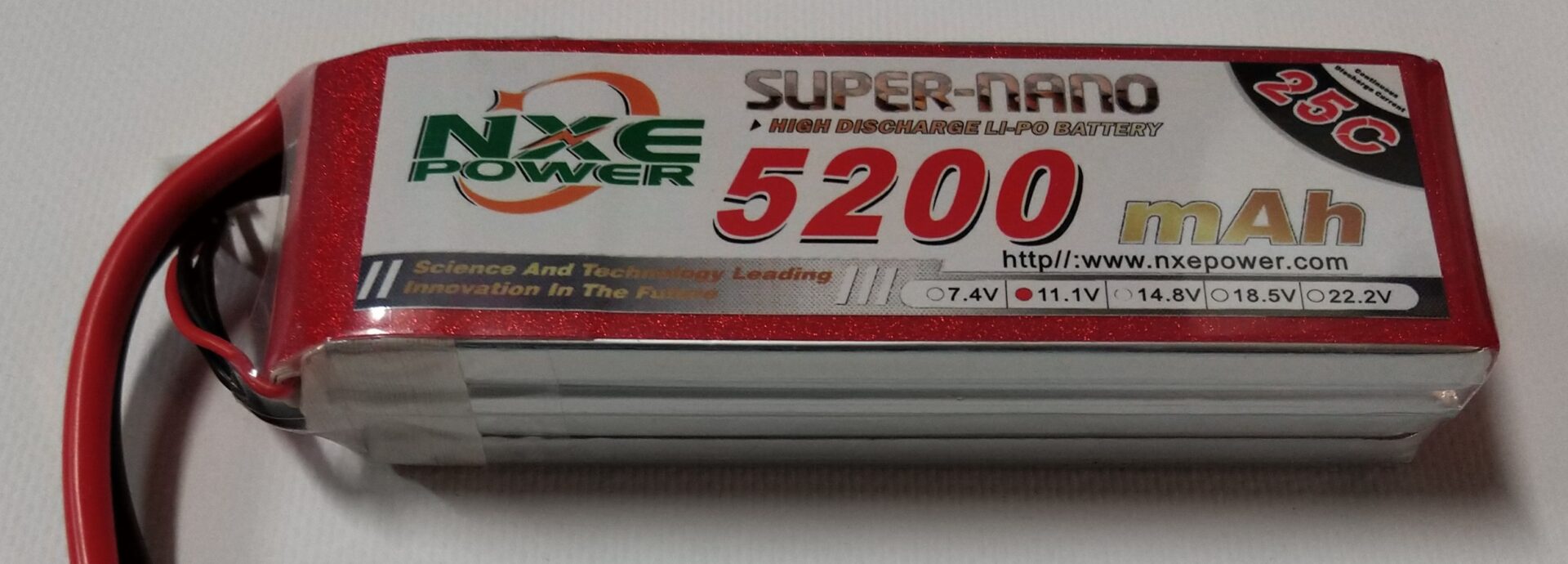 Produktiv London konservativ Li-Po batteri 11,1 volt 5200 mAh 25C 3 celler soft pack (29 x 44 x 138 mm)