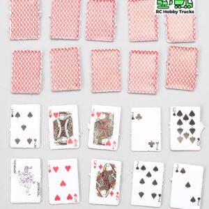 Spillekort med æske