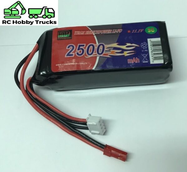 EP Power Li-Po 11,1 volt 2500 mAh sender batteri
