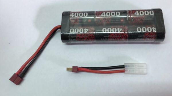 7,2 volt 4000 mah Ni-Mh batteri