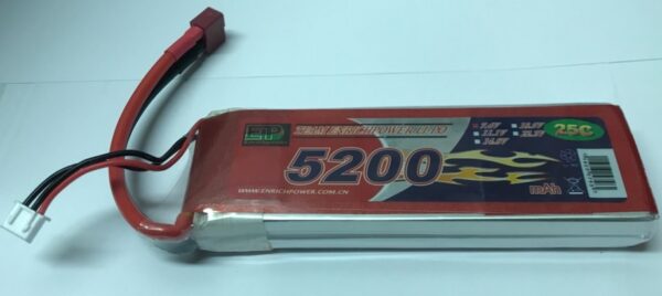 EP Power Li-Po 7,4 volt 5200 mAh 25C Soft Pack