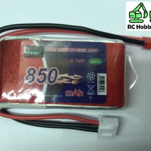 7,4 volt Li-Po batteri 850 mAh