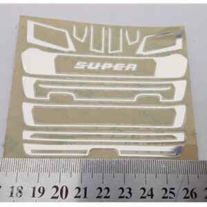 Klistermærker til S770 kølergrill tynd model med SUPER logo