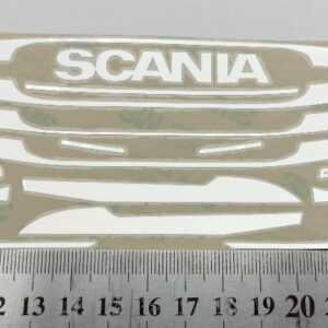 Klistermærker til S770 kølergrill med SCANIA logo