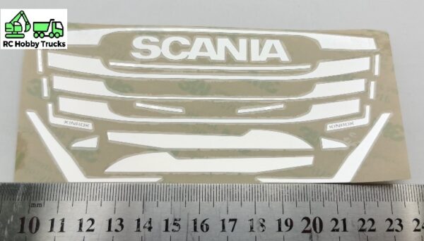 Klistermærker til S770 kølergrill med SCANIA logo