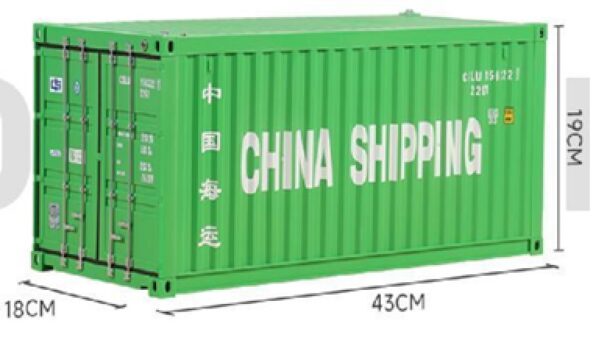 CHINA SHIPPING 20 fods skibs container i plast