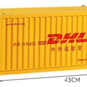 DHL 20 fods skibs container i plast