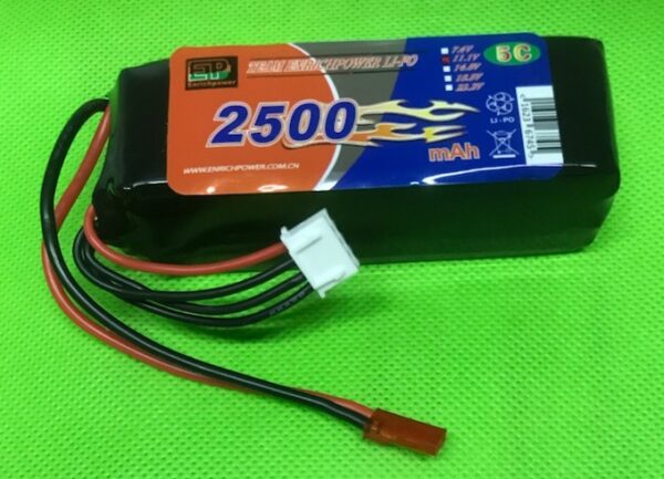 EP Power Li-Po 11,1 volt 2500 mAh sender batteri 3C