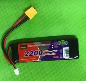 EP Power Li-Po 7,4 volt 2200 mAh 35C soft pack