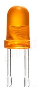 3 mm LED orange 800 MCD 2,0 - 2,2 volt